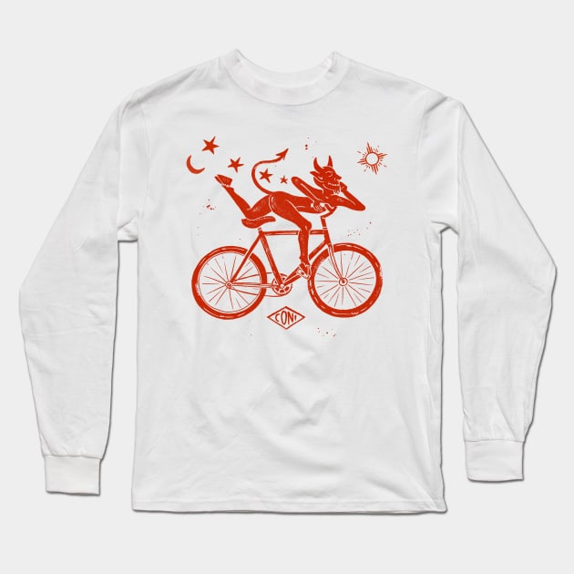 Fixie hell Long Sleeve T-Shirt by conicuri